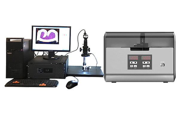 How does the terminal cross section analyzer improve the connection quality?
